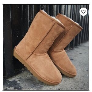 UGG Classic Tan Suede Winter Boots
